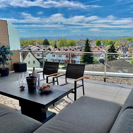 Penthouse Apartment Mit Alpenblick 腓特烈港 外观 照片