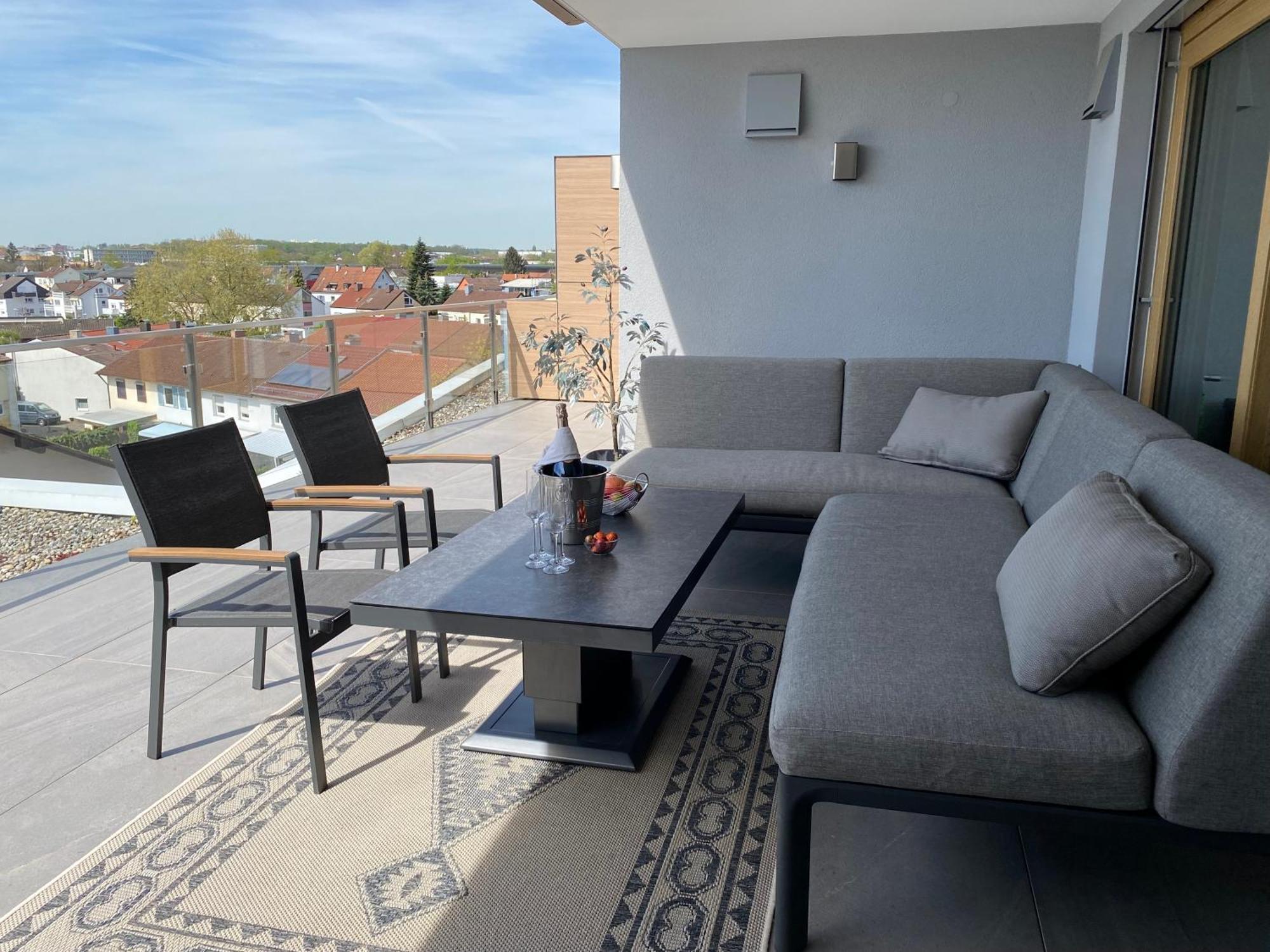 Penthouse Apartment Mit Alpenblick 腓特烈港 外观 照片