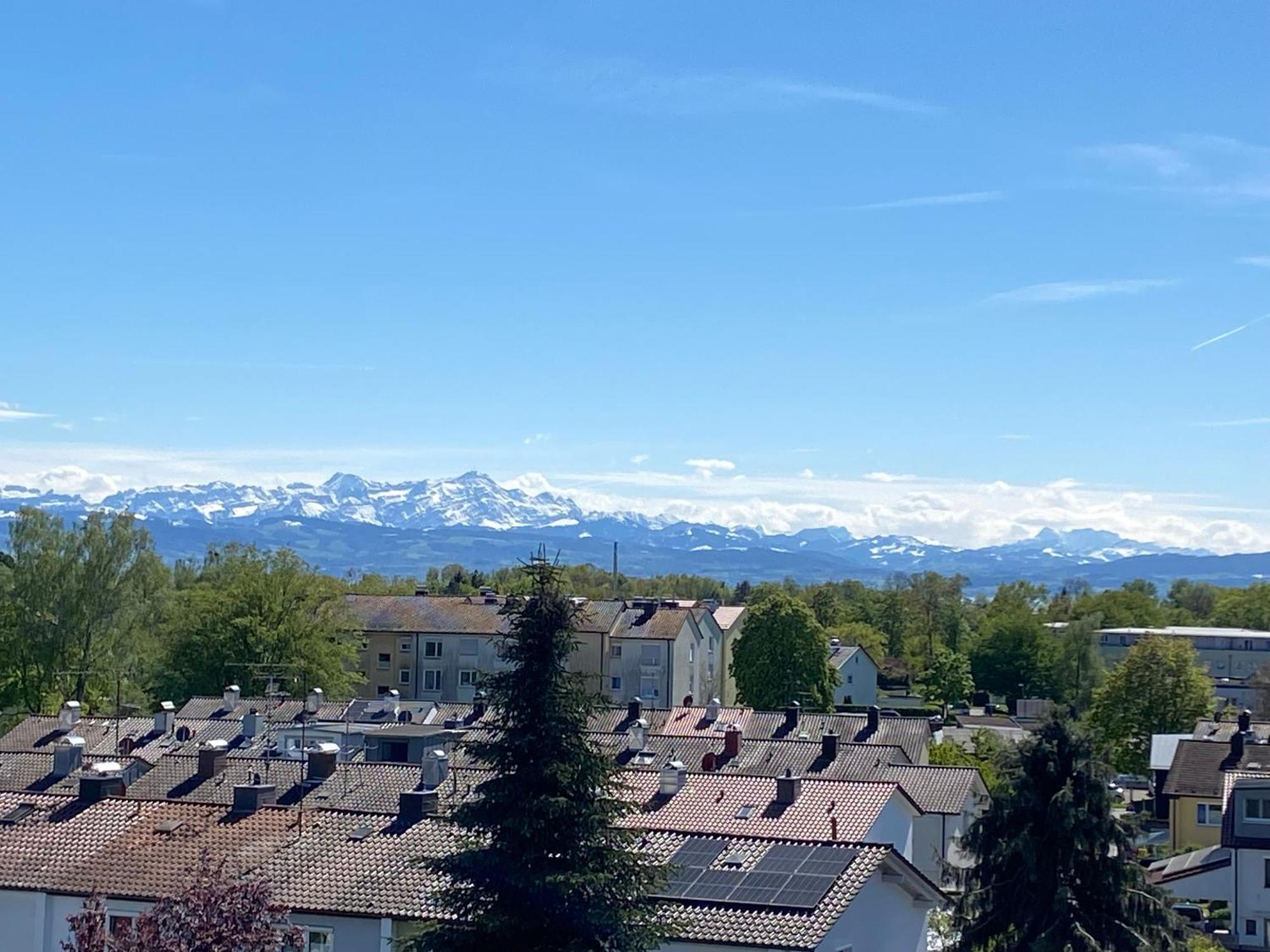 Penthouse Apartment Mit Alpenblick 腓特烈港 外观 照片